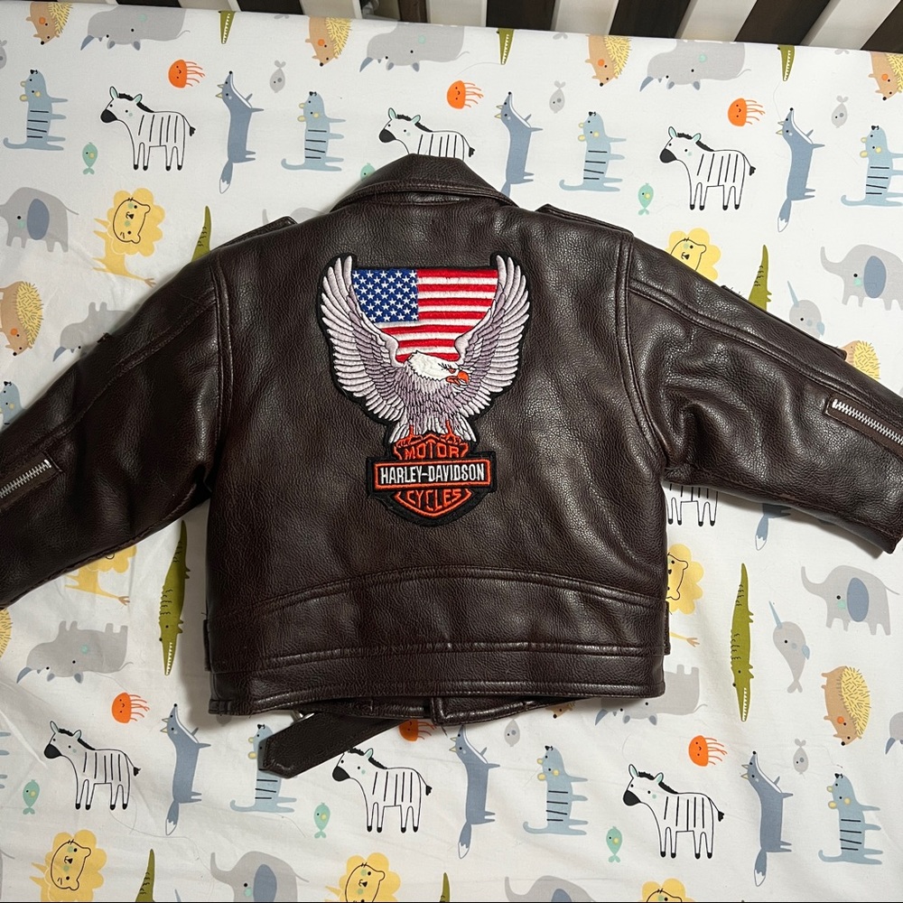 Harley Davidson motor leather jacket size 24M